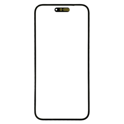 For iPhone 14 Pro Front Glass Lens With OCA Black(Aftermarket Plus)(SKU:1503067)