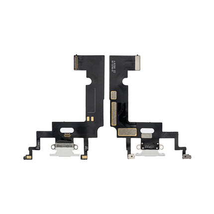 For iPhone XR Charge Port Flex Cabe White(Refurbished)(SKU:1123848)