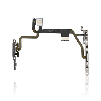 For iPhone 8 | Volume On/Off Flex Cable With Clip | (Premium OEM)