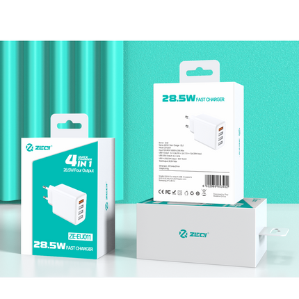 ZeQi ZE-EU011 / 4 in 1 charger / 28.5W PD Quick Charger / EU Standard(SKU:1560341)