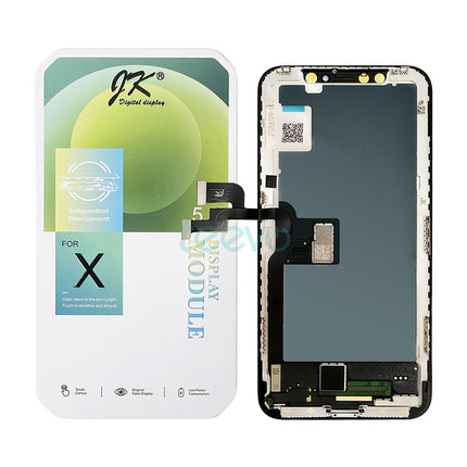 JK * For iPhone X LCD Assembly / Incell FHD Black (Aftermarket )(SKU:1497842)