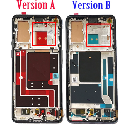 For Oneplus 9 | LCD Assembly With Frame | Black/Version A(Refurbished)