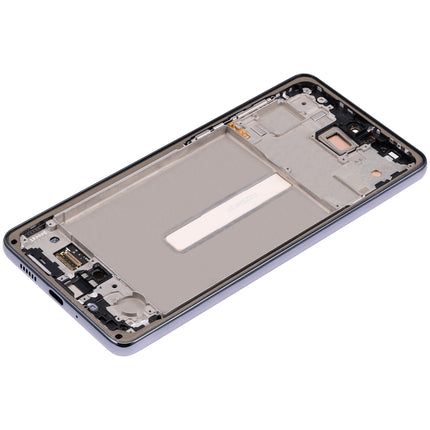 For Samsung Galaxy A73 5G 5G / OLED assembly With frame / black  (Refurbished)(SKU:1497749)