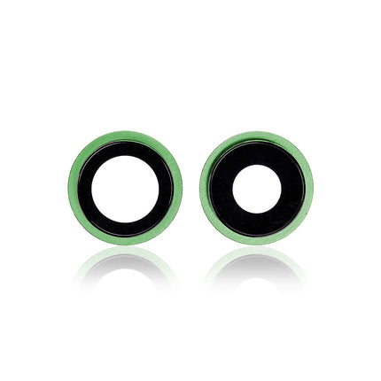 For iPhone 12 Camera Lens With Frame/Sticker Green(Premium OEM)(SKU:1430905)