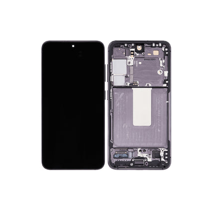 For Samsung Galaxy S23 China edition / F version 5G OLED assembly With frame / black  (Refurbished)(SKU:1529965)