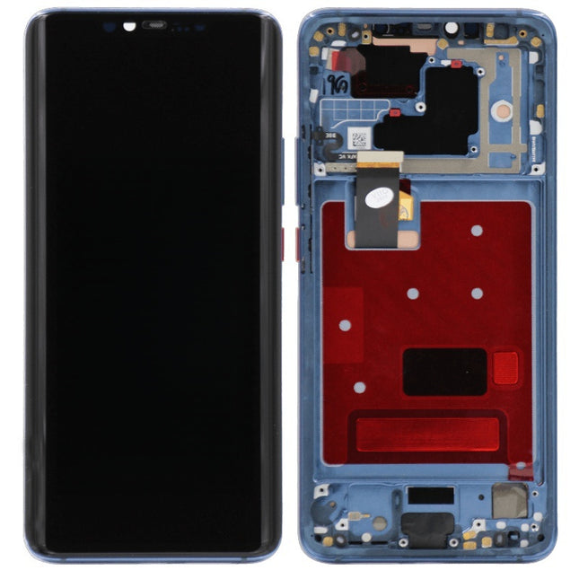 For Huawei Mate 20 Pro / OLED assembly With frame / blue  / With fingerprint flex (Refurbished)(SKU:1561474)