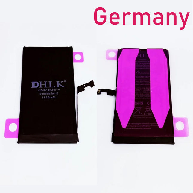 DHLK * For iPhone 15 Battery (High Capacity) 3520 mAh***DE warehouse***