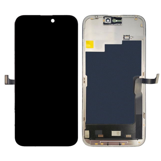 For iPhone 15 pro max OLED assembly / Soft OLED / no pop-up window / diagnostic configuring (Aftermarket Plus) (SKU: 1567651)