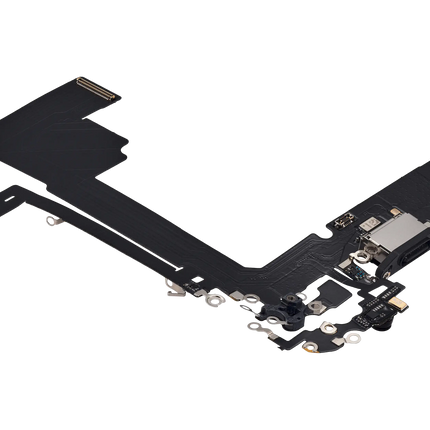 For iPhone 15 Pro Max / Charge Port Flex Cable Black (Refurbished)(SKU:1561567)
