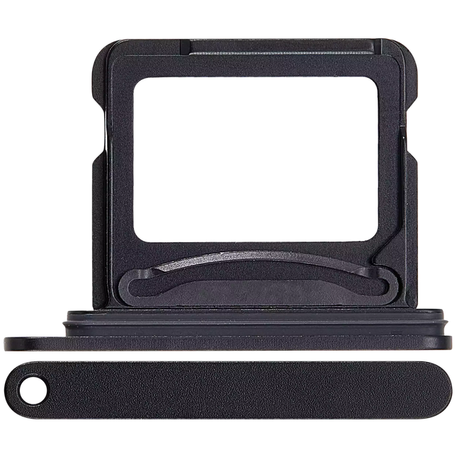 For iPhone 16 / 16 plus / Sim Card Holder Dual Card Black (Premium OEM)(SKU:1562697)