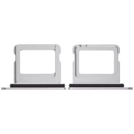 For iPhone 16 / 16 plus / Sim Card Holder Single Card White (Premium OEM)(SKU:1562693)