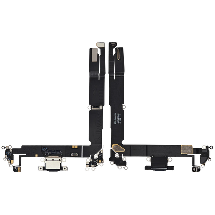 For iPhone 16 Plus / Charge Port Flex Cable Black (Premium OEM)(SKU:1561897)