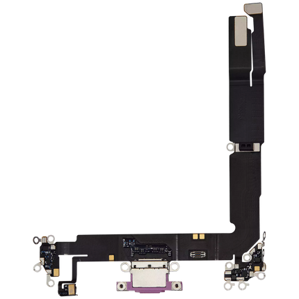 For iPhone 16 Plus / Charge Port Flex Cable Pink (Premium OEM)(SKU:1561899)