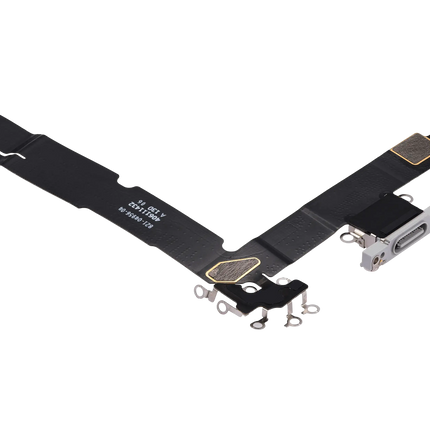 For iPhone 16 Plus / Charge Port Flex Cable white (Premium OEM)(SKU:1561898)