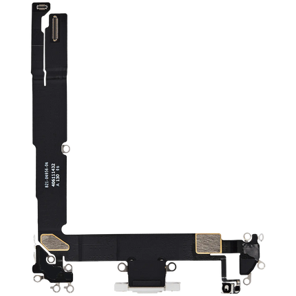 For iPhone 16 Plus / Charge Port Flex Cable white (Premium OEM)(SKU:1561898)