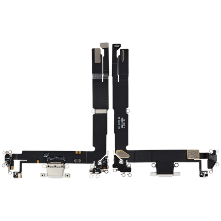 For iPhone 16 Plus / Charge Port Flex Cable white (Premium OEM)(SKU:1561898)