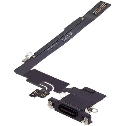 For iPhone 16 Pro Max / Charge Port Flex Cable Black (Premium OEM)(SKU:1561912)