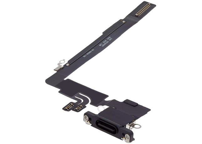 For iPhone 16 Pro Max / Charge Port Flex Cable Black (Premium OEM)(SKU:1561912)