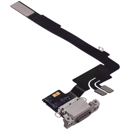 For iPhone 16 Pro Max / Charge Port Flex Cable Natural (gray) (Premium OEM)(SKU:1561910)