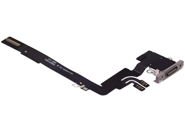 For iPhone 16 Pro Max Charge Port Flex Cable Gray (Refurbished) (SKU: 1566037)