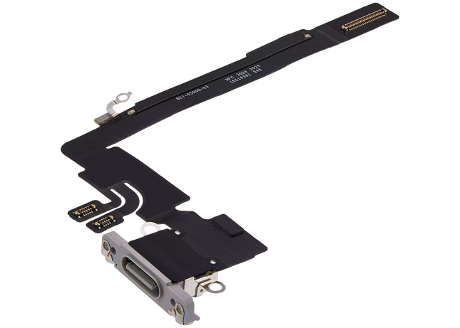For iPhone 16 Pro Max / Charge Port Flex Cable White (Premium OEM)(SKU:1561911)