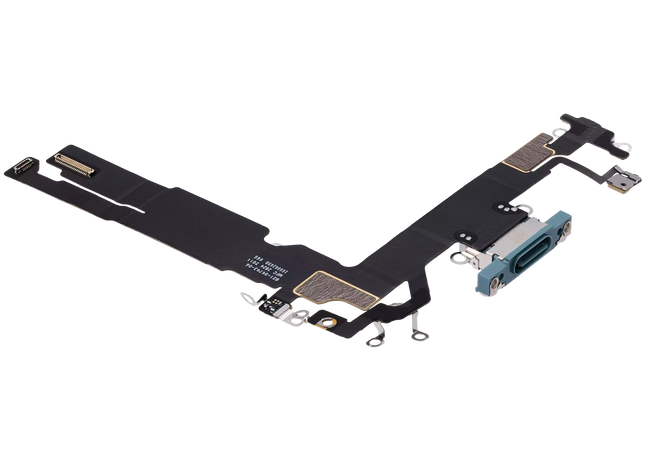 For iPhone 16 Charge Port Flex Cable Teal (Premium OEM)(SKU:1560379)