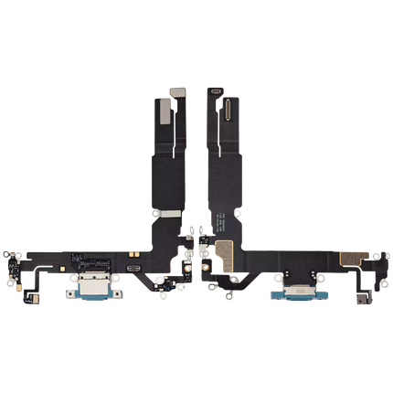 For iPhone 16 Charge Port Flex Cable Teal (Premium OEM)(SKU:1560379)