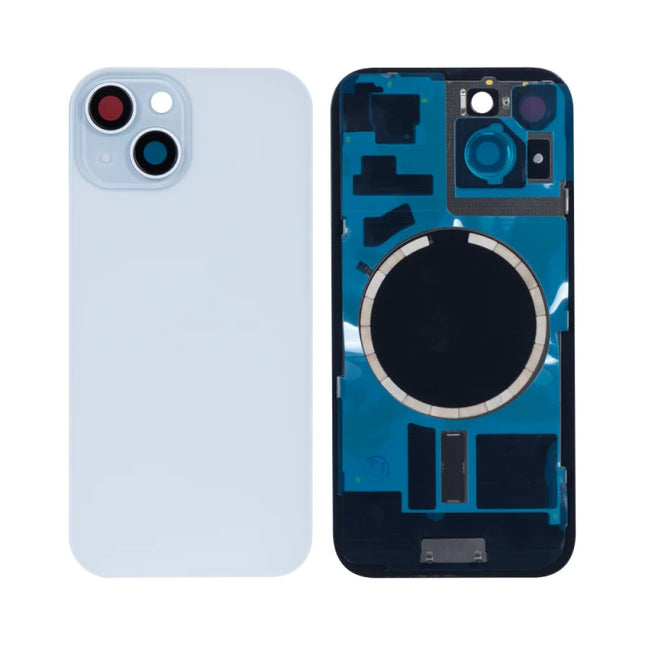 For iPhone 15 Plus Lens for back cover With bracket and back camera lens / Magnetic Blue (Aftermarket Plus)(SKU:1555159)