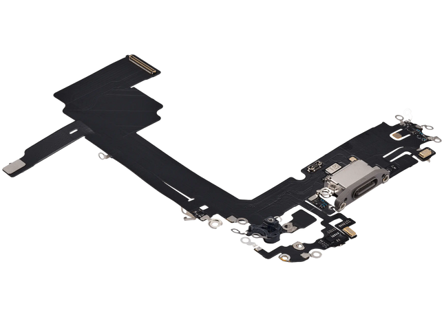 For iPhone 15 Pro Max / Charge Port Flex Cable Natural (Refurbished)(SKU:1561568)