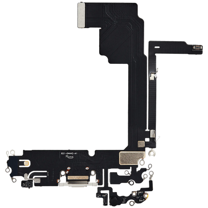 For iPhone 15 Pro Max / Charge Port Flex Cable White (Refurbished)(SKU:1561566)