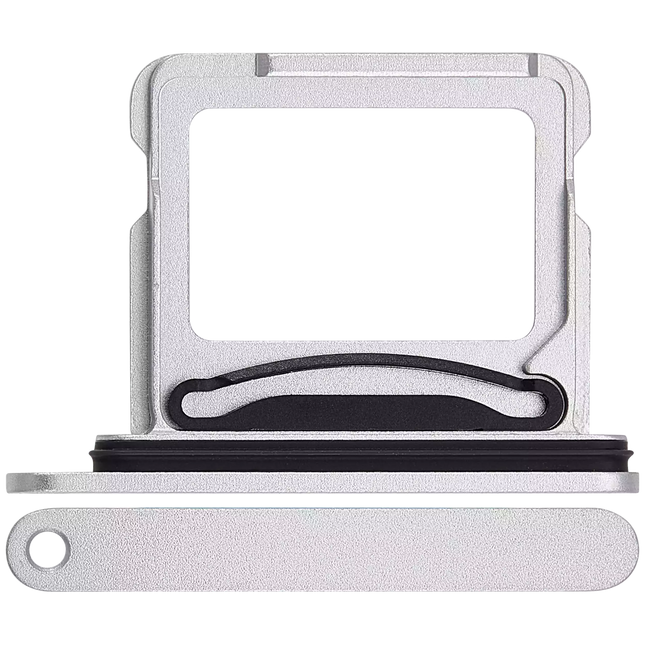 For iPhone 16 / 16 plus / Sim Card Holder Dual Card White (Premium OEM)(SKU:1562698)