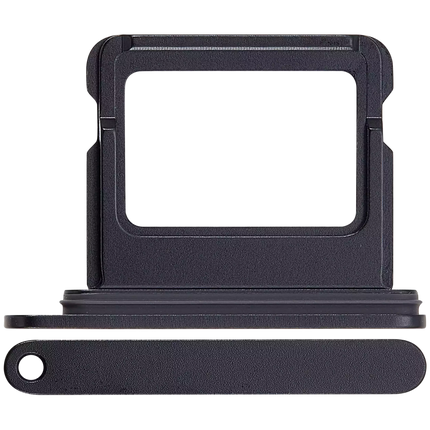 For iPhone 16 / 16 plus / Sim Card Holder Single Card Black (Premium OEM)(SKU:1562692)