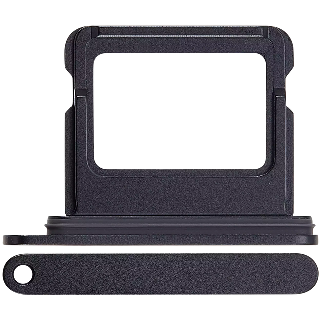 For iPhone 16 / 16 plus / Sim Card Holder Single Card Black (Premium OEM)(SKU:1562692)