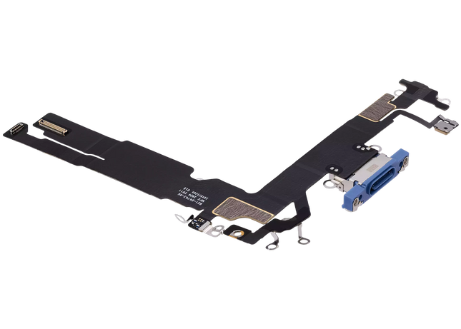 For iPhone 16 Charge Port Flex Cable Ultramarine (Premium OEM)(SKU:1560378)