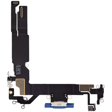 For iPhone 16 Charge Port Flex Cable Ultramarine (Premium OEM)(SKU:1560378)