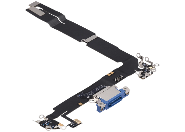For iPhone 16 Plus / Charge Port Flex Cable Ultramarine (Premium OEM)(SKU:1561900)