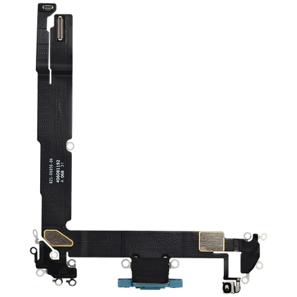 For iPhone 16 Plus / Charge Port Flex Cable Teal (Premium OEM)(SKU:1561901)