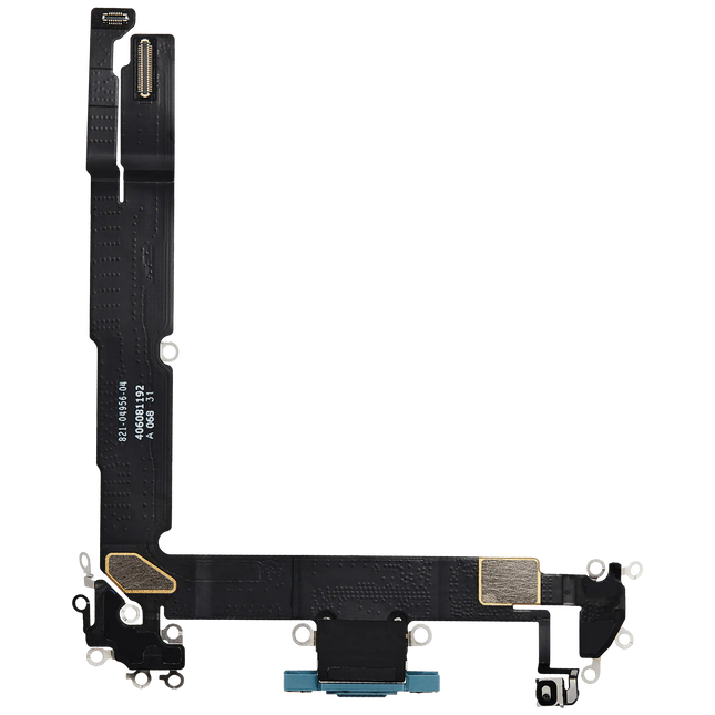 For iPhone 16 Plus / Charge Port Flex Cable Teal (Premium OEM)(SKU:1561901)