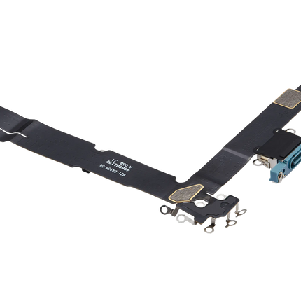For iPhone 16 Plus / Charge Port Flex Cable Teal (Premium OEM)(SKU:1561901)