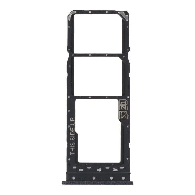For Motorola E22 Sim Card Holder / Dual Sim Card Black (Premium OEM) (SKU: 1567288)