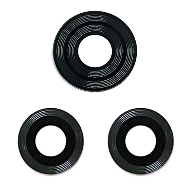 For Motorola E32 Camera Lens/With Frame/With Sticker/With Middle Frame Black (Premium OEM) (SKU: 1566547)