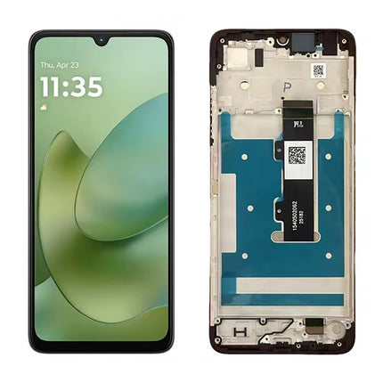 For Motorola G06 LCD with frame (Refurbished) (SKU: 1570876)