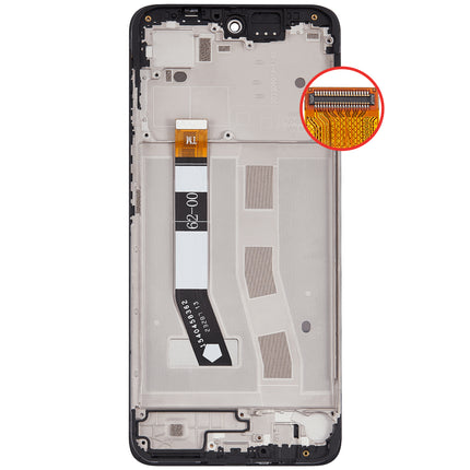 For Motorola G54 5G Camera Lens/With Frame/With Sticker/With Middle Frame Black (Premium OEM) (SKU: 1566548)