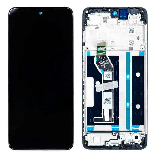 For Motorola E15 LCD assembly with Frame Black (SKU:1564896)