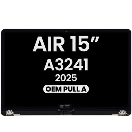For MacBook Air 15-inch 2025 M4 A3241 / LCD with Front Cover / silver (Premium OEM)(SKU:1578416)