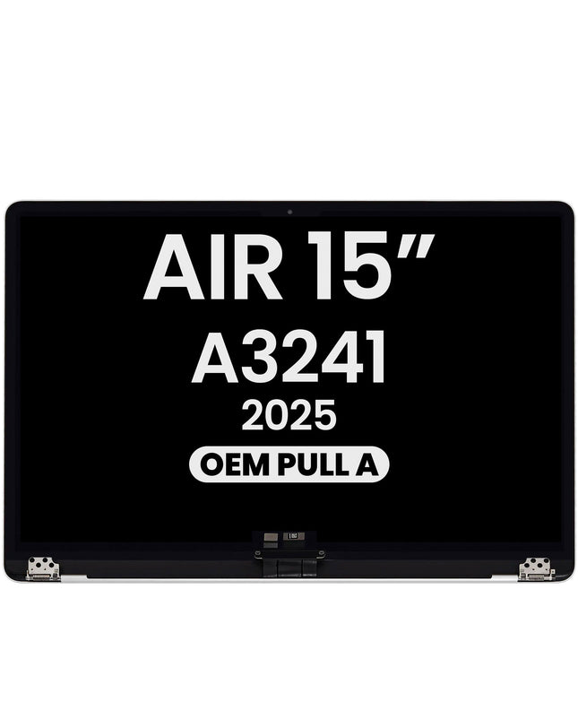 For MacBook Air 15-inch 2025 M4 A3241 / LCD with Front Cover / silver (Premium OEM)(SKU:1578416)