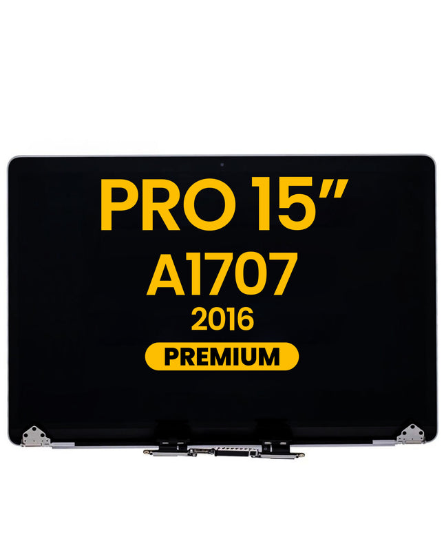 For MacBook Pro 15-inch 2016-2017 A1707 / LCD with Front Cover / silver (Premium OEM)(SKU:1578446)