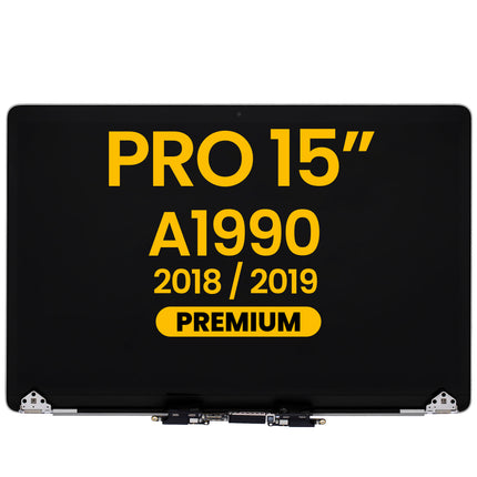 For MacBook Pro 15-inch 2018-2019 A1990 / LCD with Front Cover / space gray (Premium OEM)(SKU:1566844)