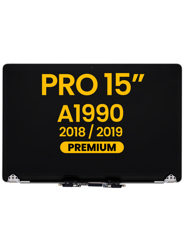 For MacBook Pro 15-inch 2018-2019 A1990 / LCD with Front Cover / space gray (Premium OEM)(SKU:1566844)
