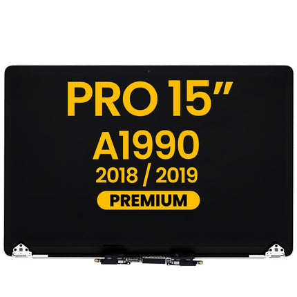 For MacBook Pro 15-inch 2018-2019 A1990 / LCD with Front Cover / silver (Premium OEM)(SKU:1566841)